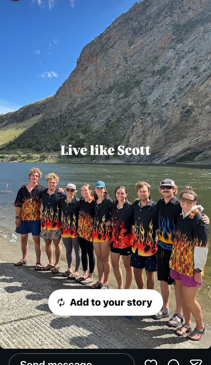 Scott’s friends on the Salmon River